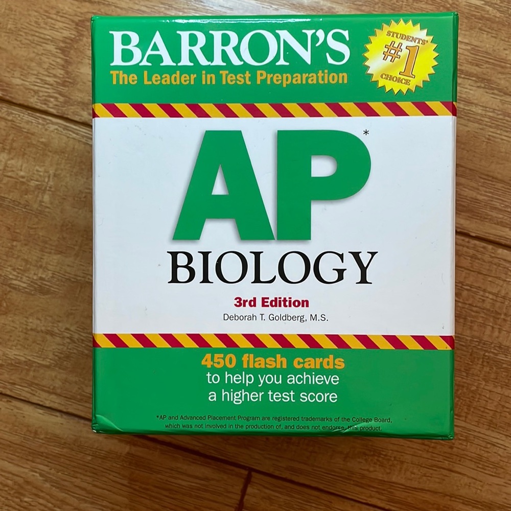 Barron's AP Biology Flash Cards
